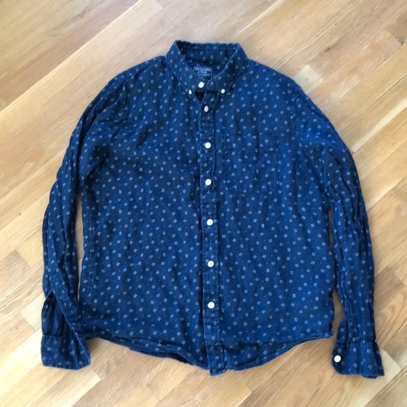 Abercrombie & Fitch Other - 🍁2 for $30🍁 100% linen patterned button down